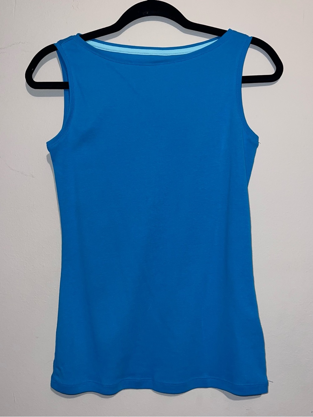 Talbots Women's Sleeveless Tank Top in Bright Blue